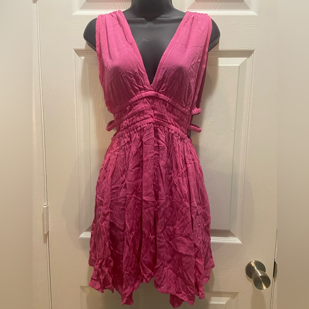 Pink beach dress